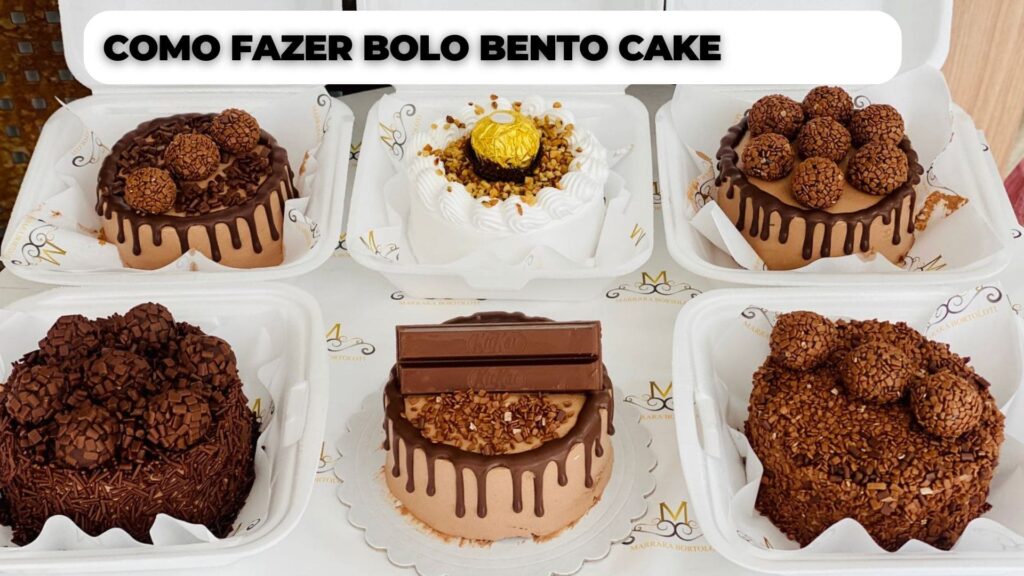 Aprenda como fazer e vendo o Bolo Bento Cake