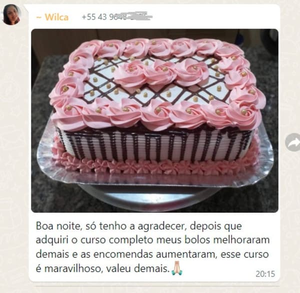 aprenda tudo com a escola de bolos 4.0